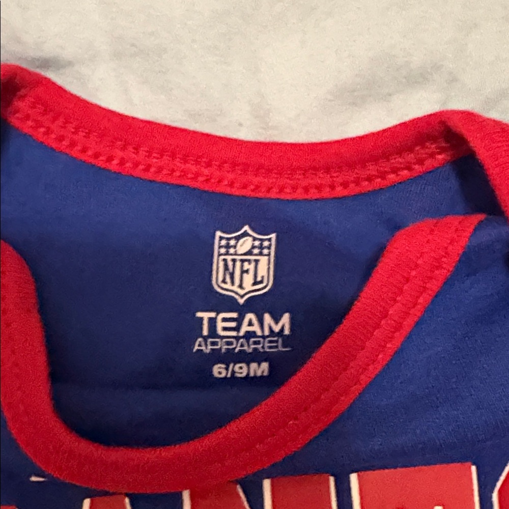 NWT New York Giants Baby Onesie 6/9 month - Picture 3 of 4